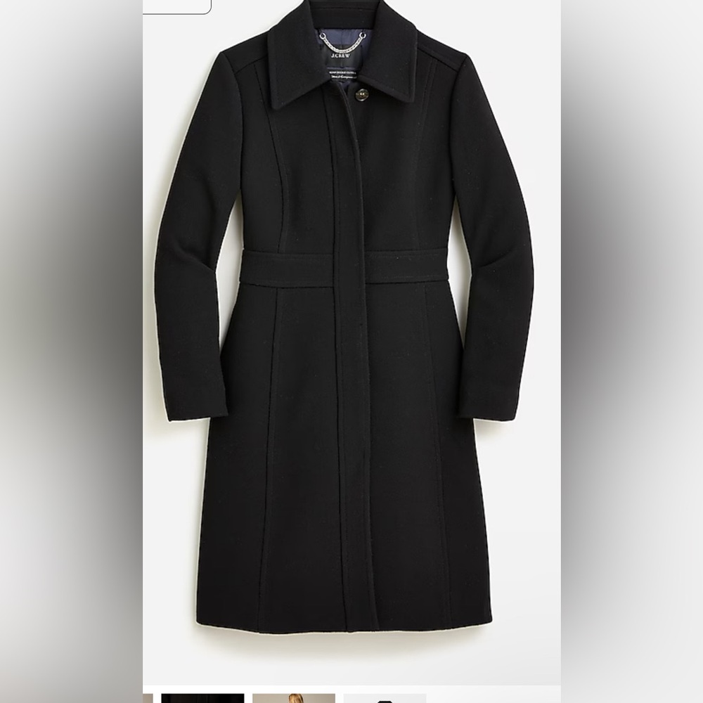 topcoat in Italian double-cloth wool blend size 4